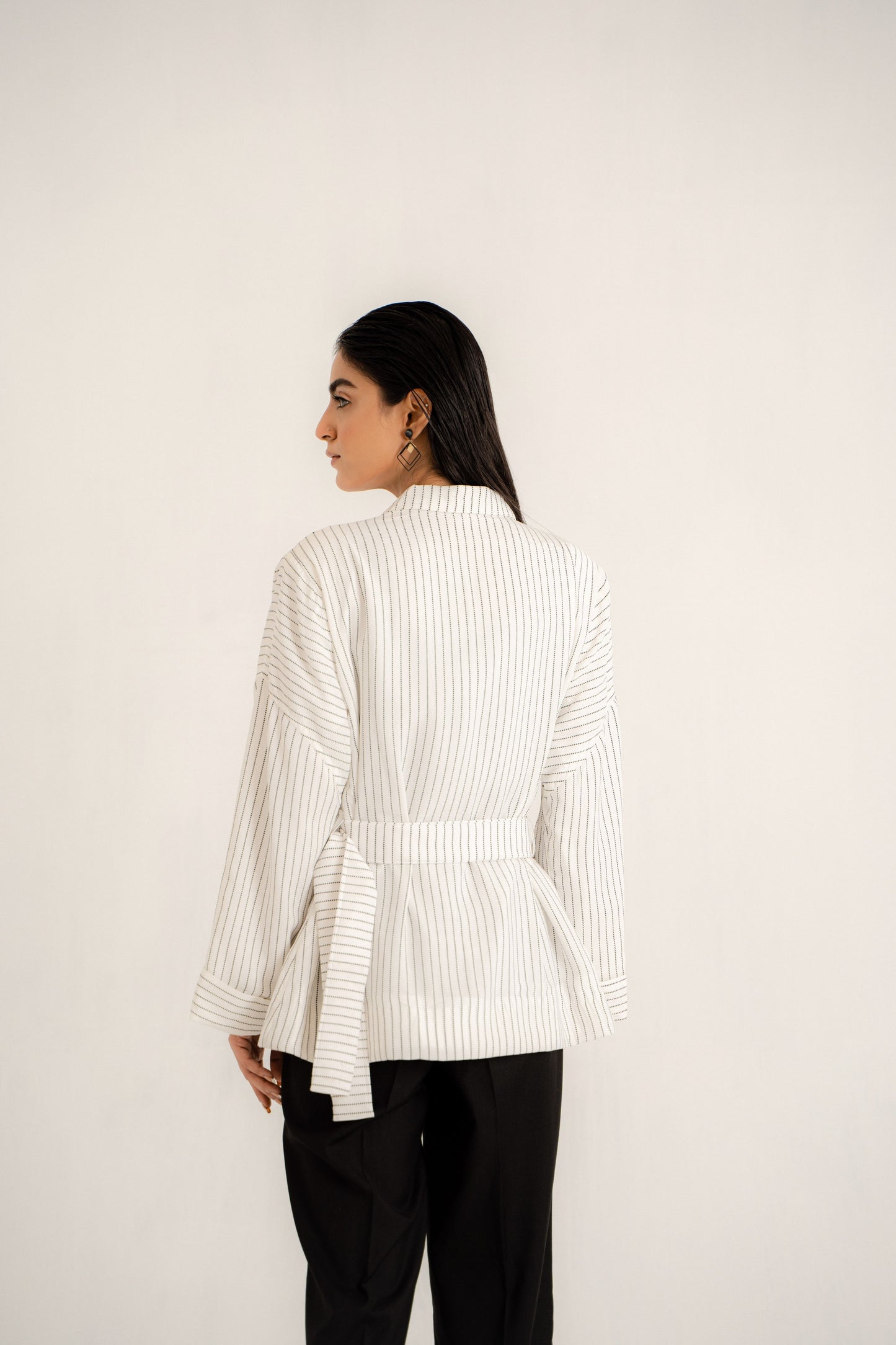 Reserved – B&W pinstripe jacket